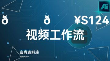 🍊 🔥S124视频工作流-岩肖