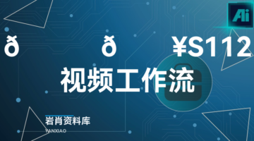 🍊 🔥S112视频工作流-岩肖